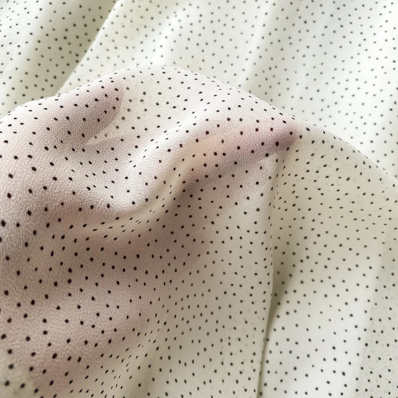 

Women Chiffon Dress Summer Vintage Polka Dot Casual Dress New Elegant High Waist A-line Korean Long Robe Vestidos Mujer