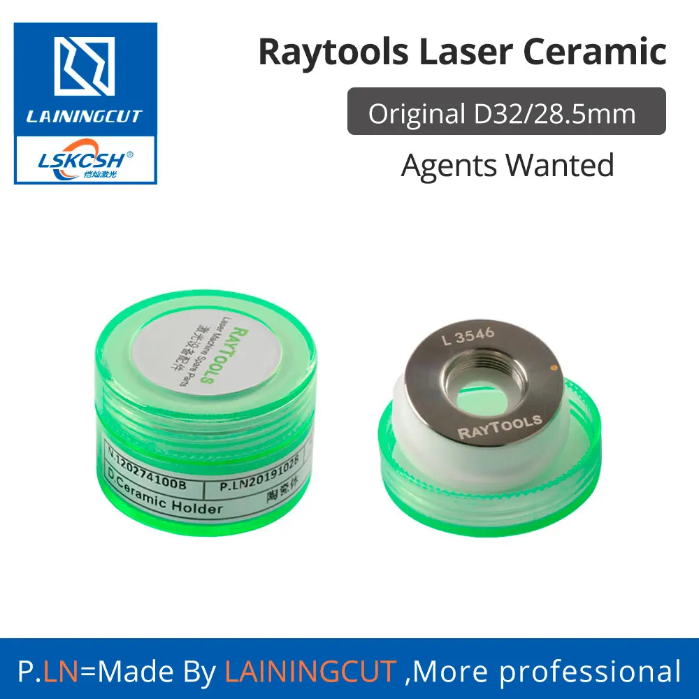Оригинальные лазерные керамические запасные части LSKCSH Raytools диаметром 32/28 5 мм для