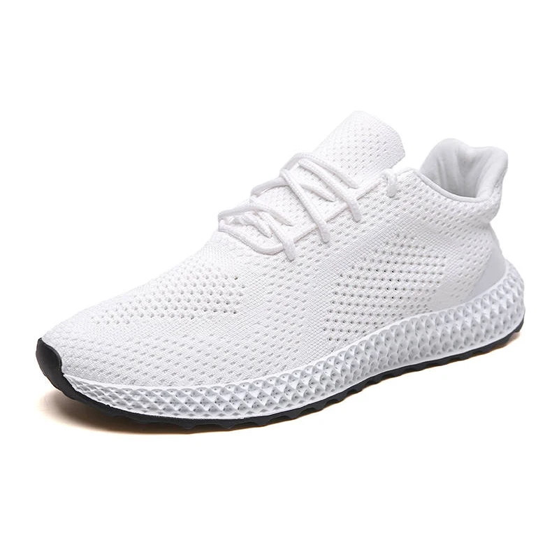 2019 легкая мужская обувь дышащая повседневная на плоской подошве мужские белые
