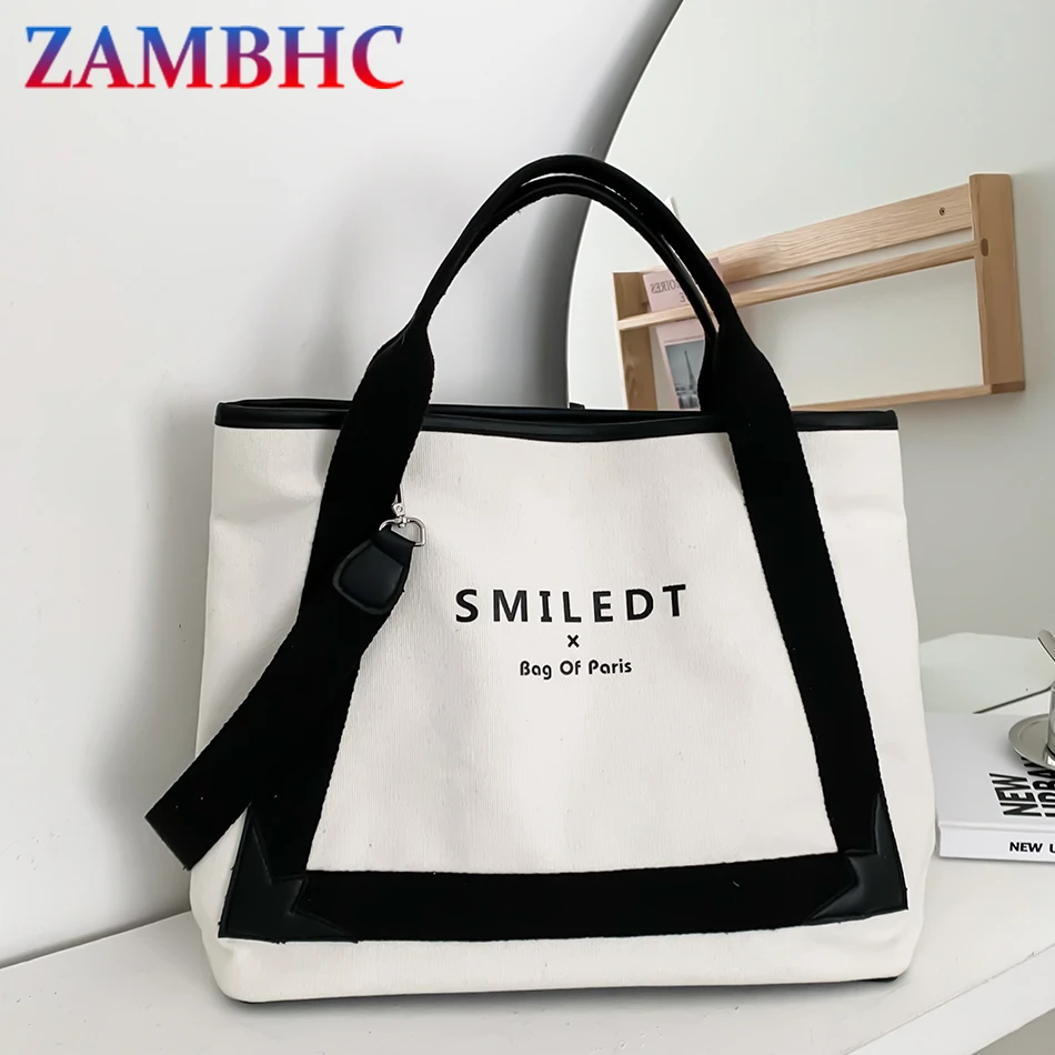 

Luxury Ladies Tote Bags High Quality Canvas Big Shoulder Bags for Women 2021 Large Capacity Female Shopper Bag Famous Zebra Sac