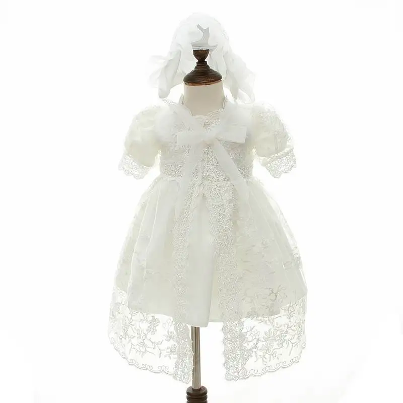 3 шт./комплект детское кружевное платье для крещения|baptism dress|baby girl christeningbaby christening