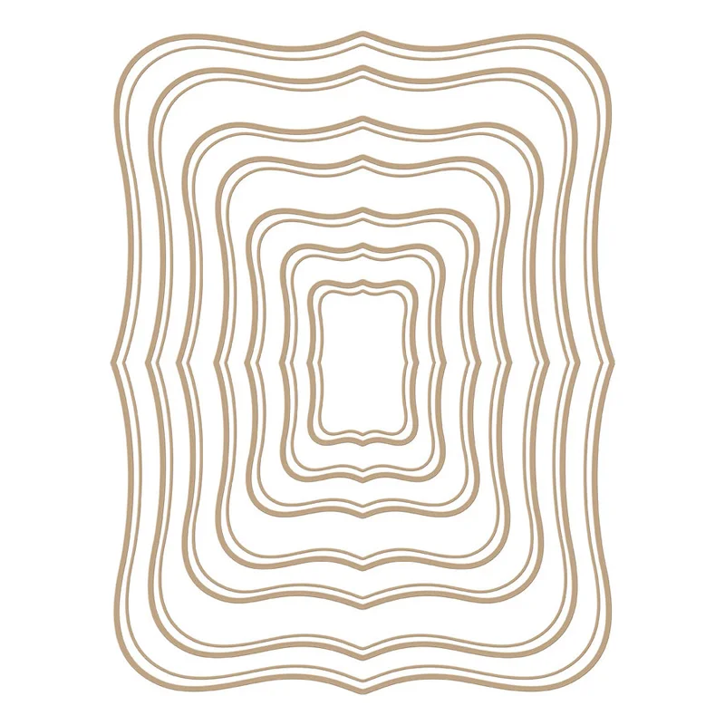 

Essential Glimmer Label Hot Foil Plate Stamping Metal Die DIY Scrapbook Paper Craft Handmade Card Punch Art Hot Foiling