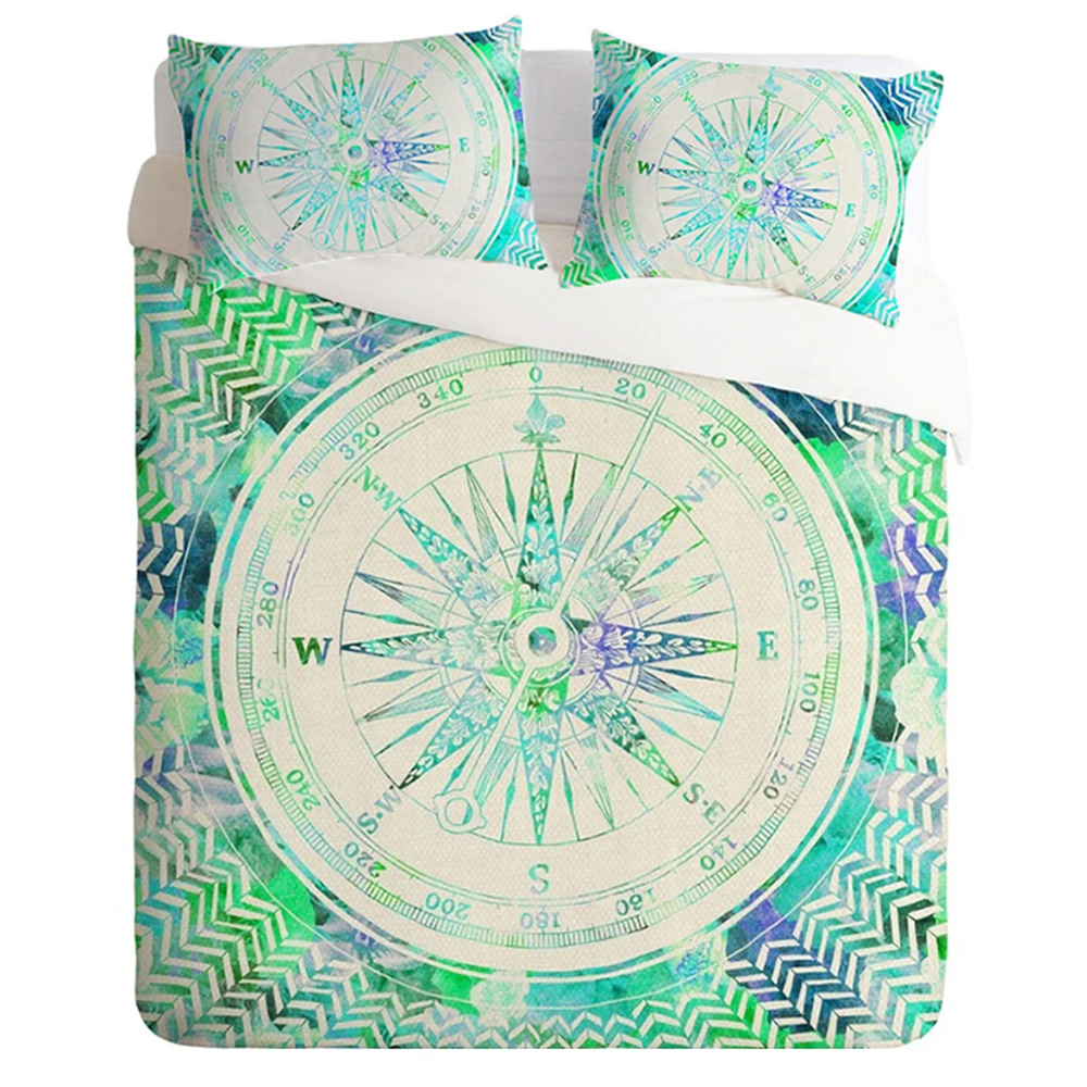 

Green color Twin full queen king Bohemia 3pcs Bedding Set Bedclothes Duvet Cover Pillowcase bedclothes bedclothes Home Textiles