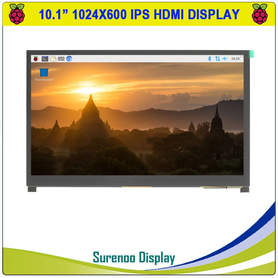 10 1 дюймовый 1024*600 HDMI-совместимый IPS TFT ЖК-модуль дисплей экран монитора USB