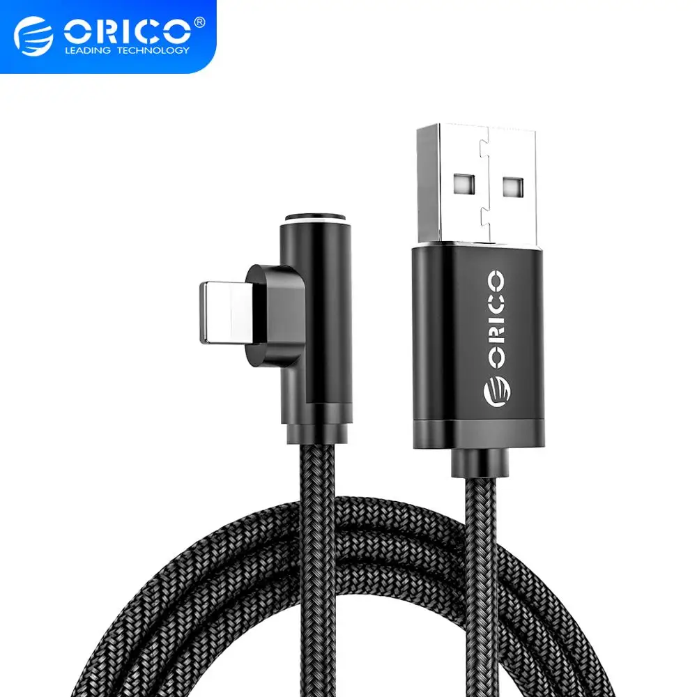 Micro USB C кабель для быстрой зарядки ORICO 2 4 A нейлоновый шнур Samsung Xiaomi Huawei iPhone игр