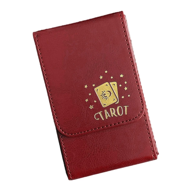 

Capacity Tarot Cards Box PU Leather Tarot Case Container Collection CCG MTG Board Game Card Sleeve Holder Box
