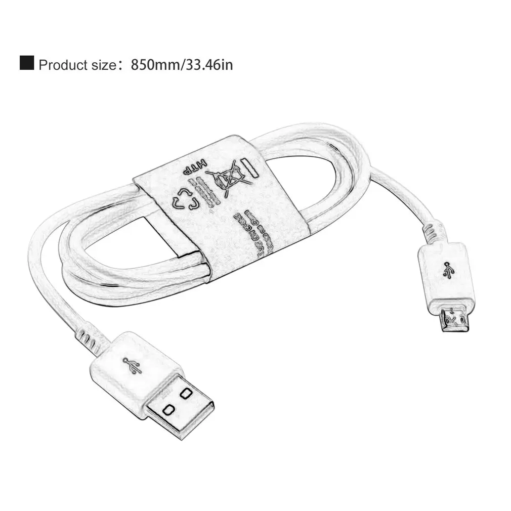 Подходит для Samsung S4 универсальный смартфон Быстрая зарядка Micro USB2.0 зарядный