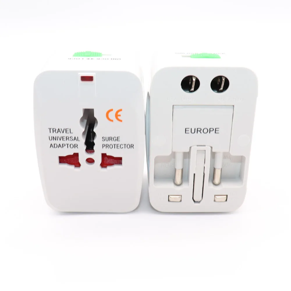 Универсальный переходник универсальный 2 USB-порта для путешествий по миру