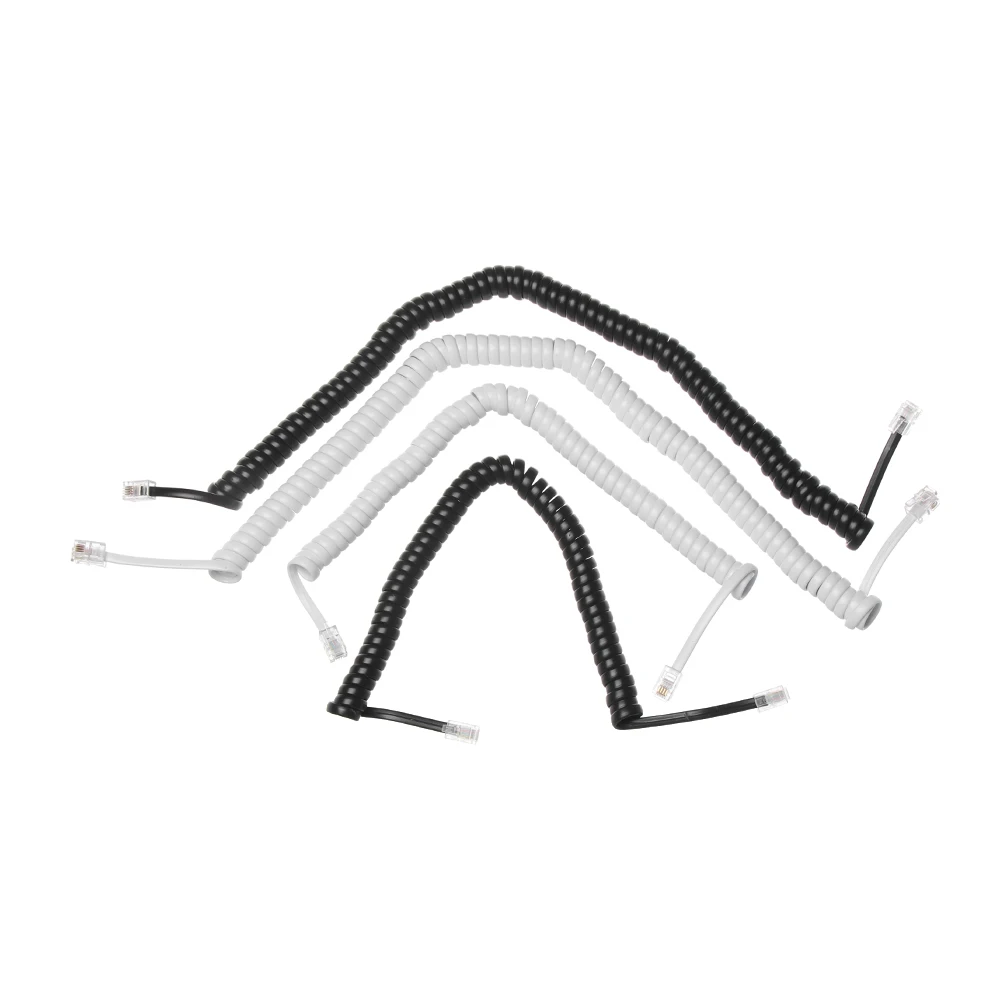 Выпрямитель 2 м/3 м длинный телефонный шнур ручной аппарат спиральный изогнутый