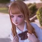 (KMC01) каучуковые кигуруми Трансвестит милая девочкаженщина косплей японские ролевые игры аниме персонаж кукольная маска Drag Queen