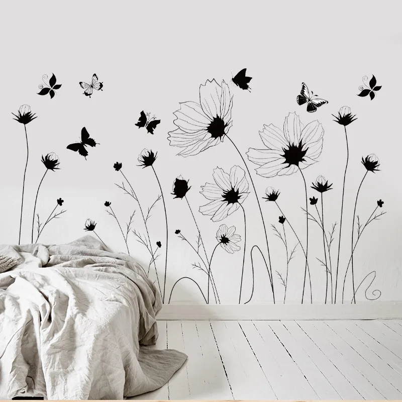 

Fashionable and simple removable PVC combination wall stickers, living room decorative wall stickers