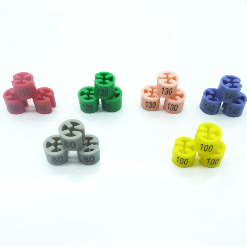 Пластиковые одежда делитель маркер для одежды вешалка магазина номер Размеры