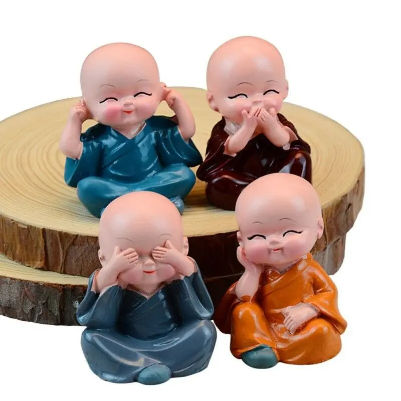 Автомобильные украшения 4 шт./компл. полимерные насадки кукла фигурка украшение