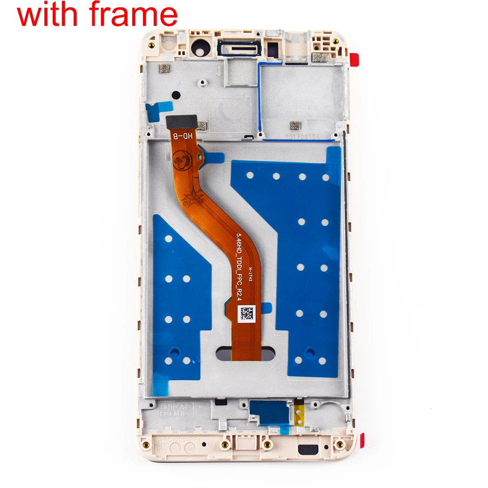For Huawei Y7 Prime LCD Touch Screen Sensor TRT L21 L21A L21X LX2 LX1 LX3 2017 Display Assembly Frame | Мобильные телефоны и
