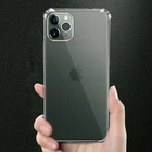 Прозрачный силиконовый чехол для iPhone 12 11 Pro Max XS XR X 8 7 6s 6 Plus SE 2020 12