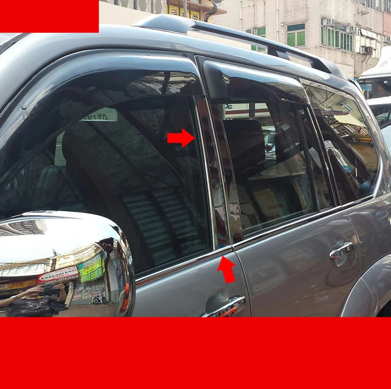 Украшение для стекла автомобиля планки toyota land curiser prado 2003 2004 2005 2006 2007 2008 2009