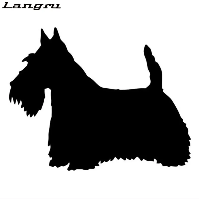 Новый стиль шотландский терьер виниловая наклейка с принтом собаки наклейки на