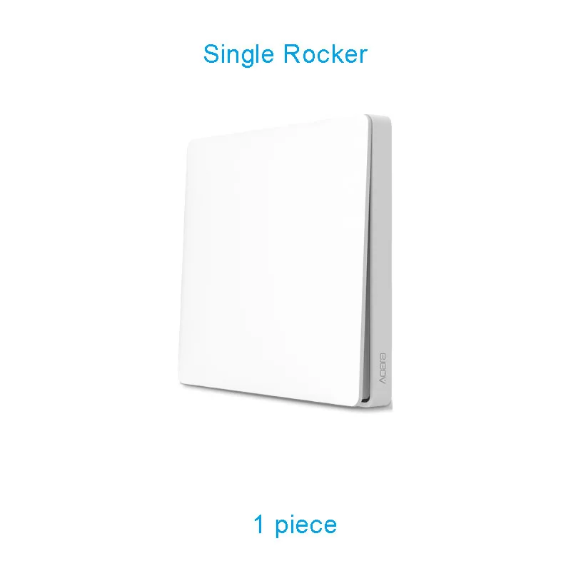 1 Single rocker Xiaomi Aqara умный дом беспроводной переключатель умный светильник управление ZigBee пульт дистанционного управления со смартфона Xiaomi APP - Цвет: 1 Single rocker