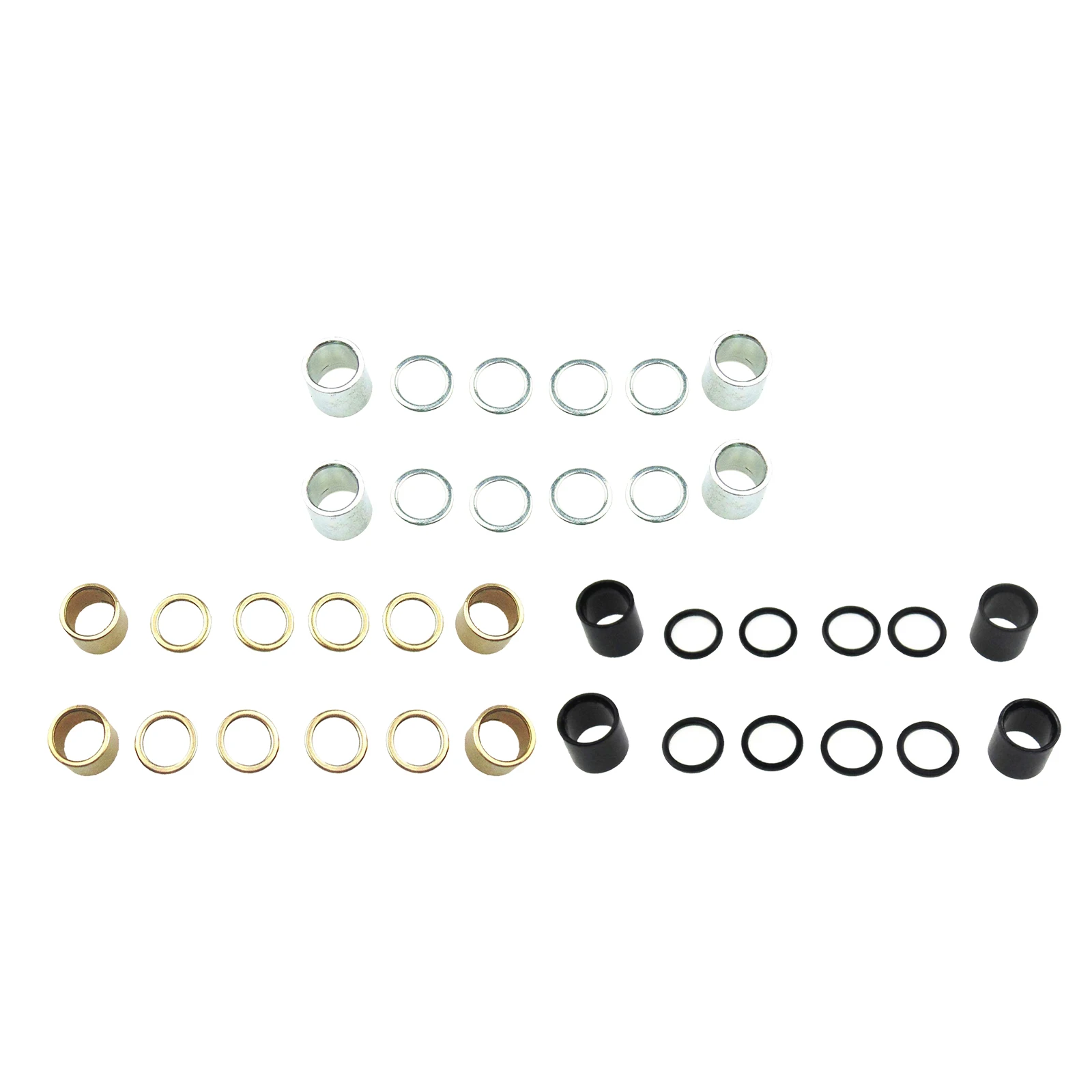 

Set of Skateboard Bearing Spacers Washers Kit Skate Board Longboard Repair Rebuild Kit
