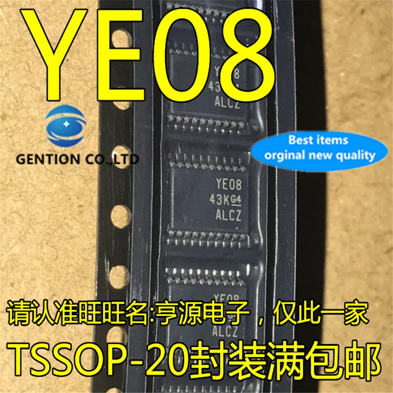 

10 шт. TXB0108PWR TXB0108 шелкография YE08 TSSOP-20 в наличии 100% новый и оригинальный