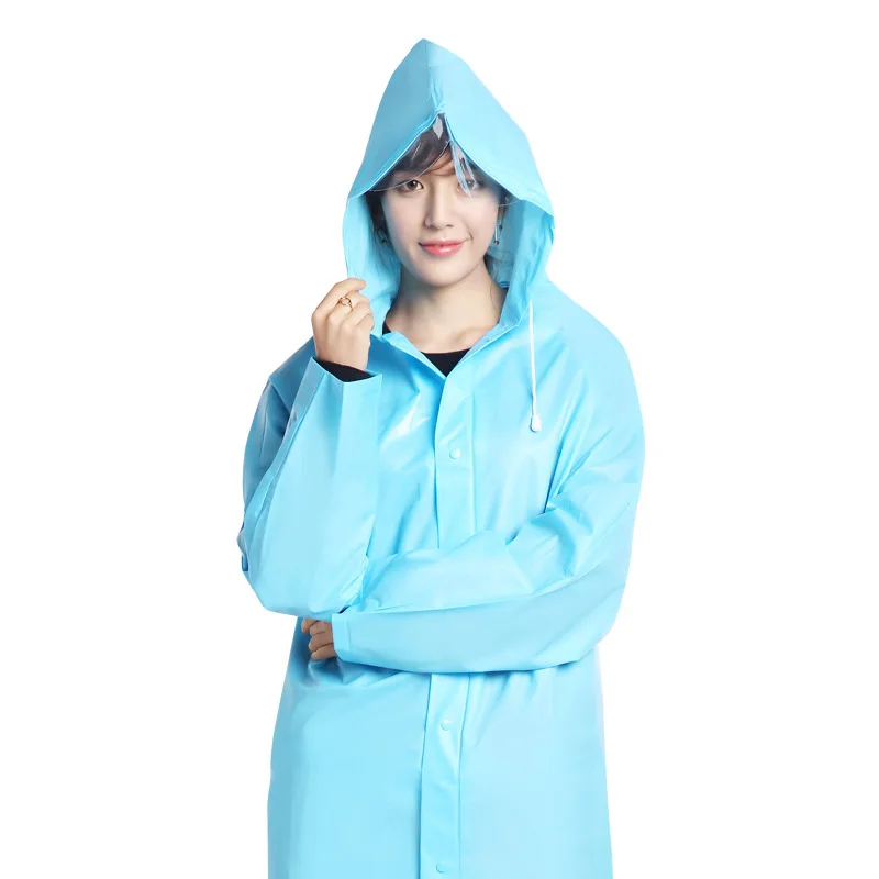 Дорожный матовый прозрачный дождевик для взрослых походный костюм