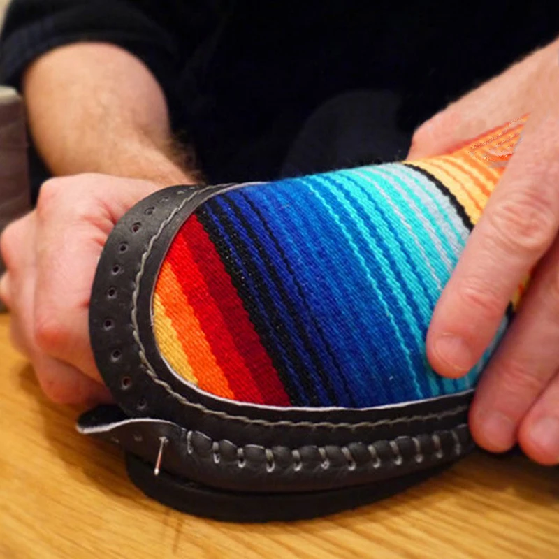 

Women Tassel Stripe Ankle Boots 2021 Women's Sewing Warm Woman Flats Female Shoe Ladies Casual Hook Loops Footwear Plus Size 43