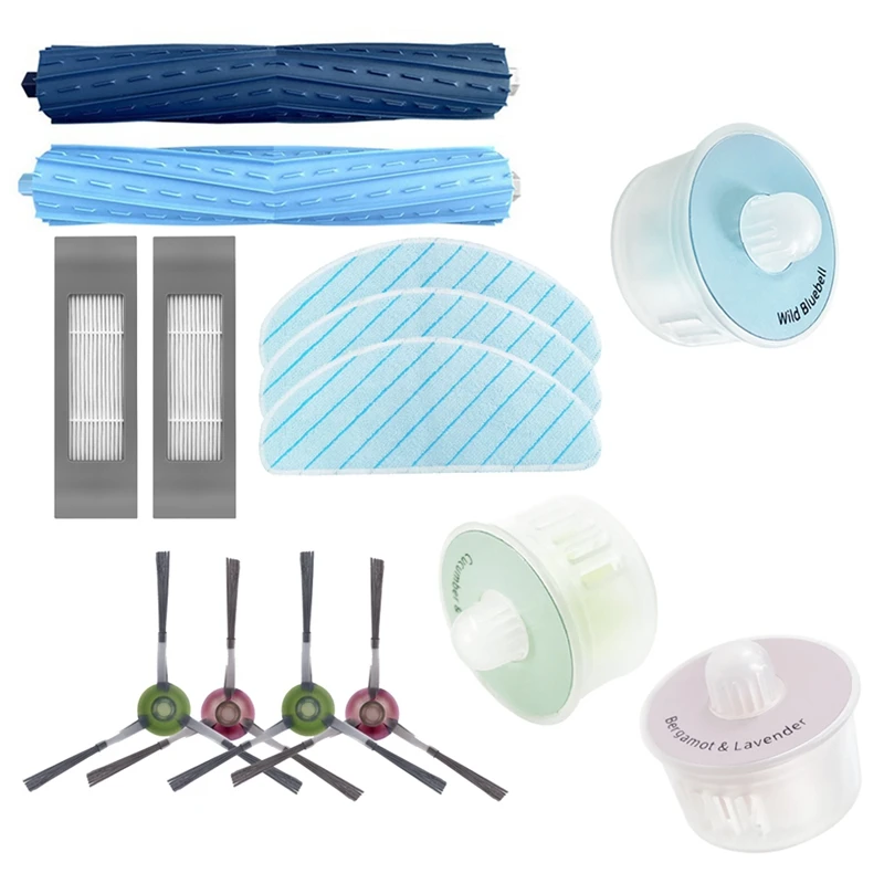 

Roll Brush Mop Filter Air Freshener Indoor Fragrance for ECOVACS DEEBOT T9 MAX T9 POWER T9 AIVI Fragrance Air Freshener