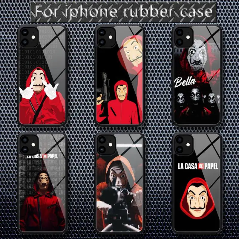 Популярный в Испании чехол для телефона из резины iPhone 12 11 Pro Max XS 8 7 6 6S Plus X 5S SE 2020 XR