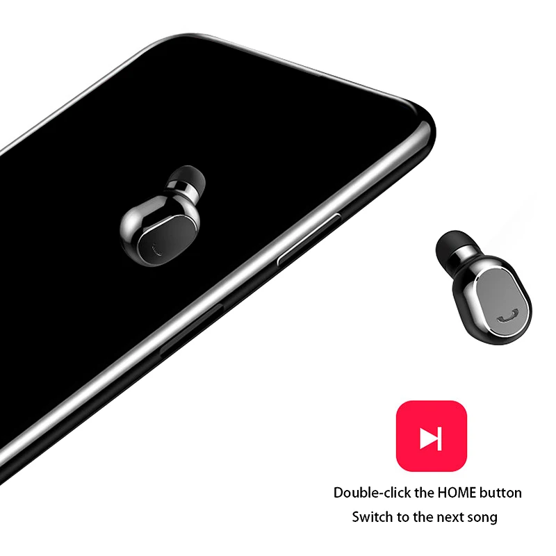 Новые мини Bluetooth наушники беспроводные одно ухо водонепроницаемые спортивные