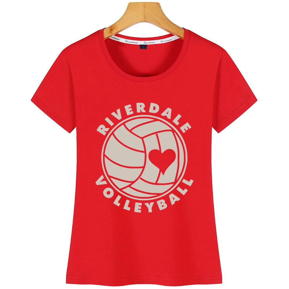 Женская футболка для волейбола Riverdale черная на заказ|Футболки| |