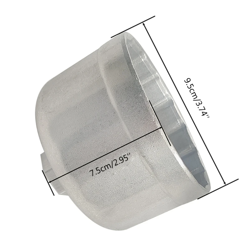 

Automobile Oil Filter Wrench for 86mm Cartridge Style Oil Filter Cover Removal