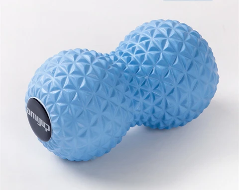 Арахисовый роллер для фитнеса, двойной Массажный мяч для Лакросса, массажный мяч для глубокого массажа тканей