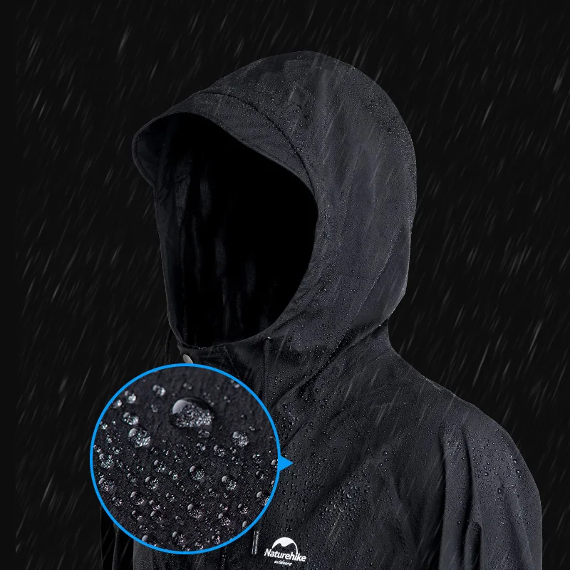 Naturehike куртка для пешего туризма плащ ветровка водонепроницаемый дышащий с