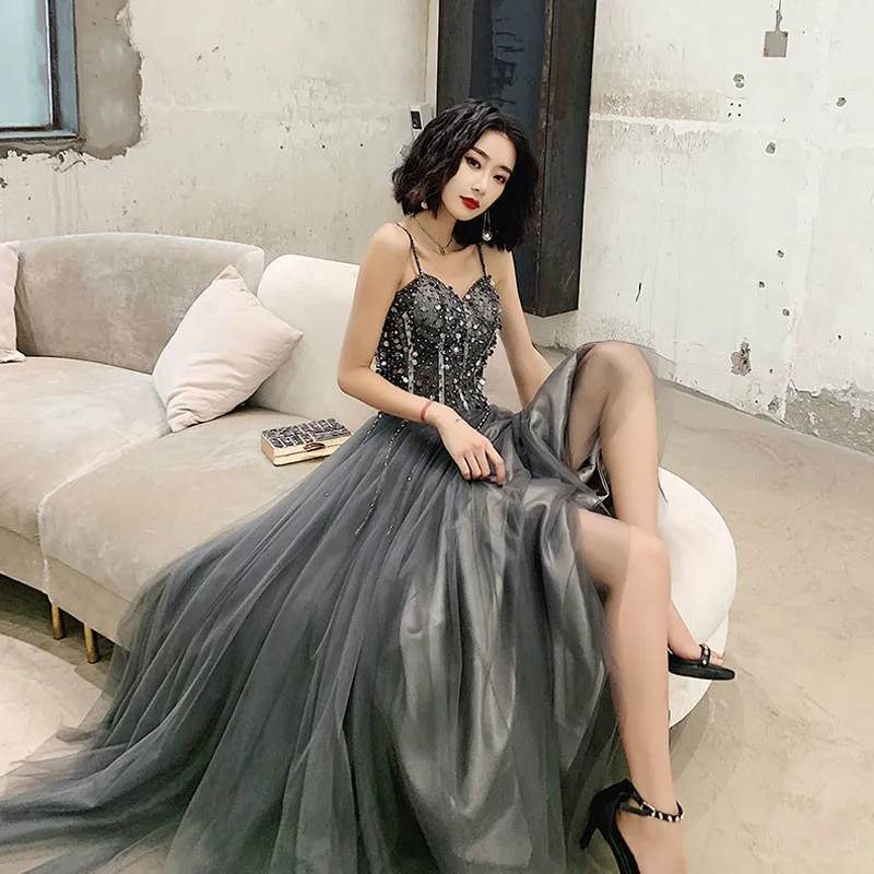 

Новое поступление, элегантные длинные платья-бандо, вечерние платья для танцев, Клубная одежда, женское сексуальное Сетчатое платье с блест...