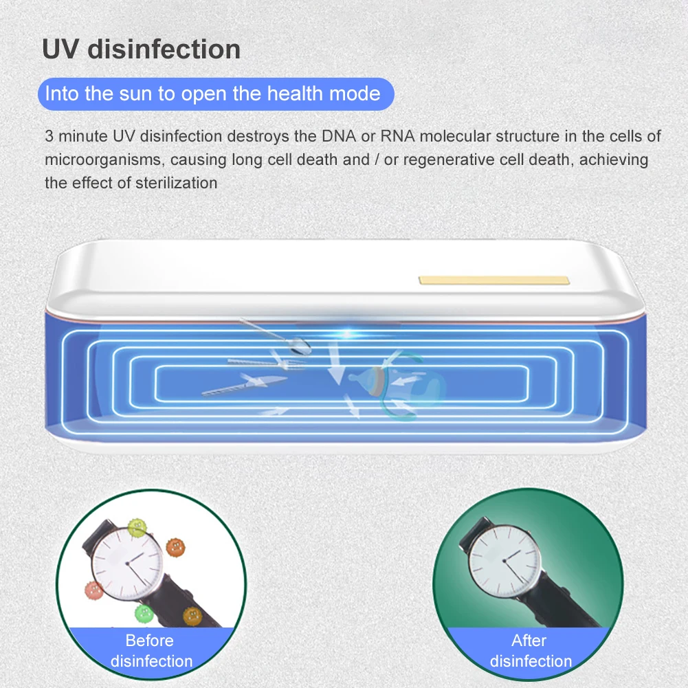 Стерилизатор для УФ-зубной щетки 3 минуты одна кнопка | Дом и сад