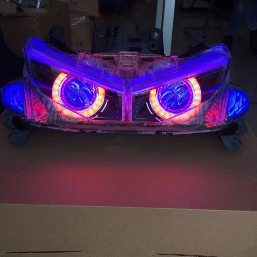 Модифицированный мотоцикл NVX155 aerox155 NVX фары головного света лампы HID светодиодные