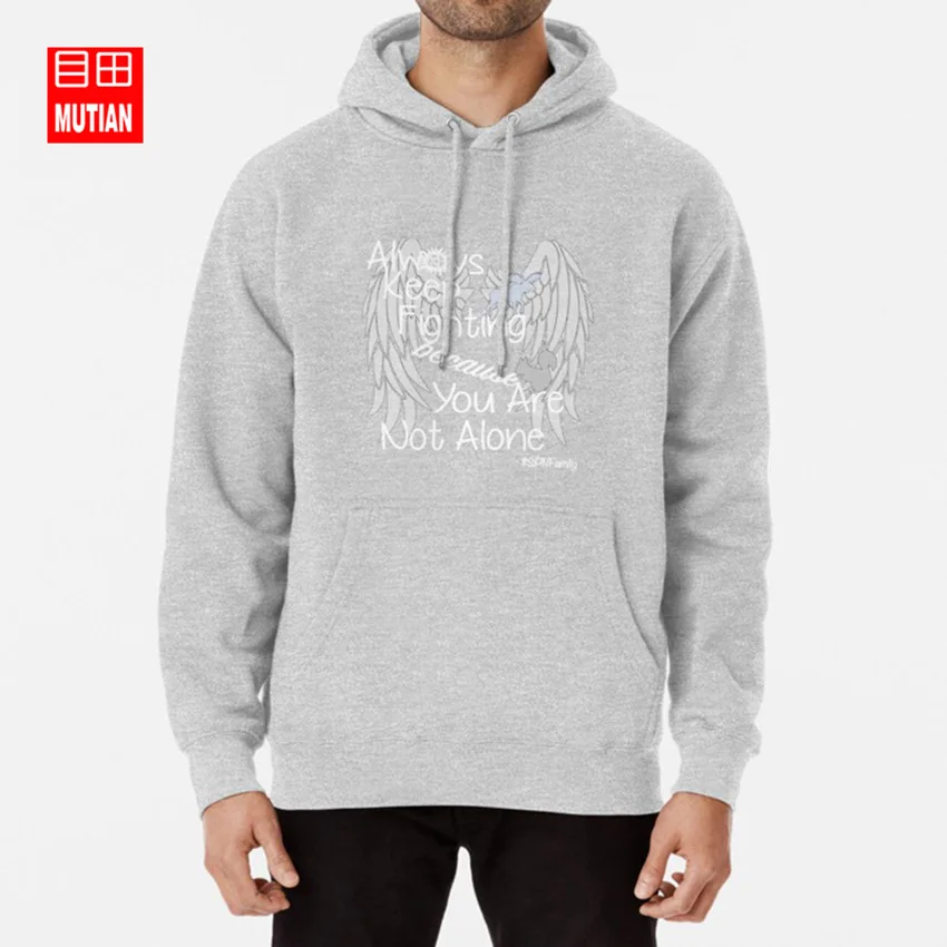 Supernatural Campaigns hoodies sweatshirts always keep fighting akf supernatural you are not alone love yourself spnfamily jared | Мужская