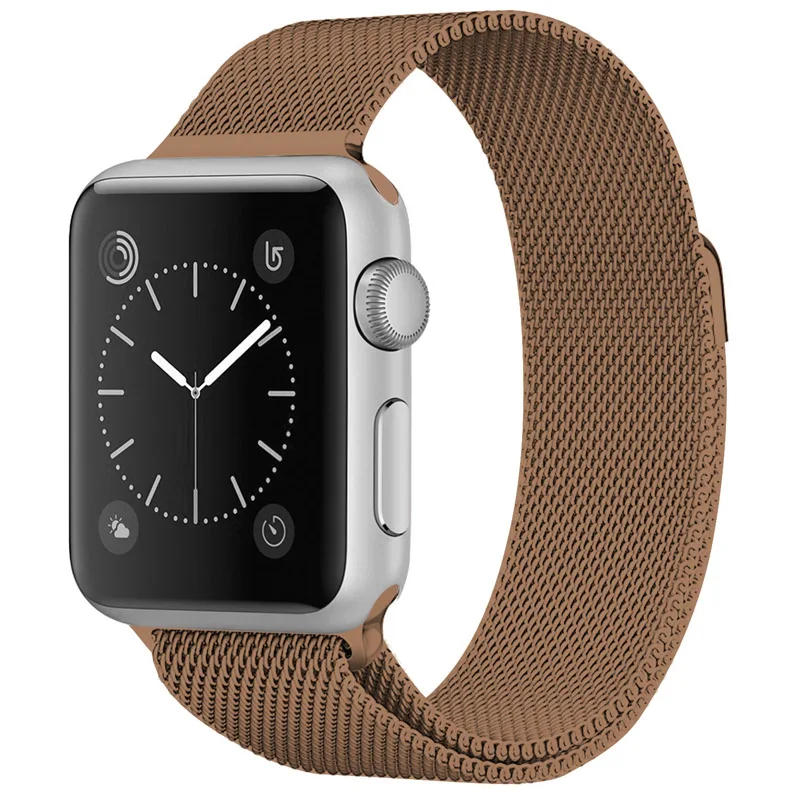 Ремешок для часов, Миланская петля, ремешок для наручных часов Apple Watch, версии 5 4 40 мм 44 мм, ремешок для наручных часов iWatch серии 1/2/3, 42 мм, 38 мм, Ремешок Браслет Нержавеющая сталь