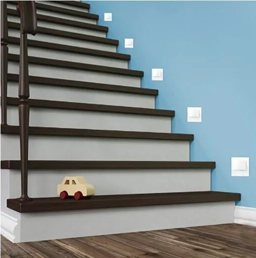 

Wall CREE LED 3W Recessed Motion Sensor In Stairs Led Light Corner Lights on The Wall Step Decoration hallway Staircase Lamps