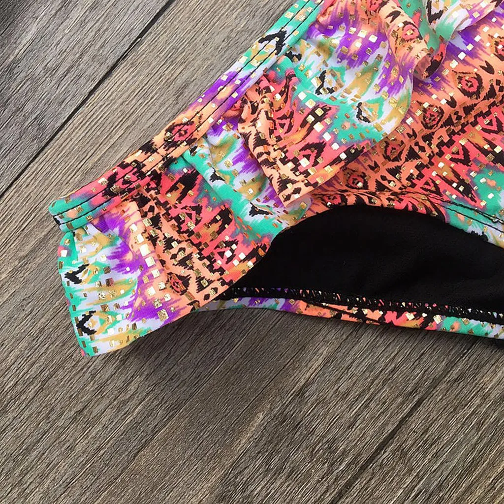 Модный подростковый детский купальник для девочек купальный костюм в