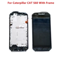 4 7 new original black full lcd display with frame touch screen digitizer assembly repair tools for caterpillar cat s60