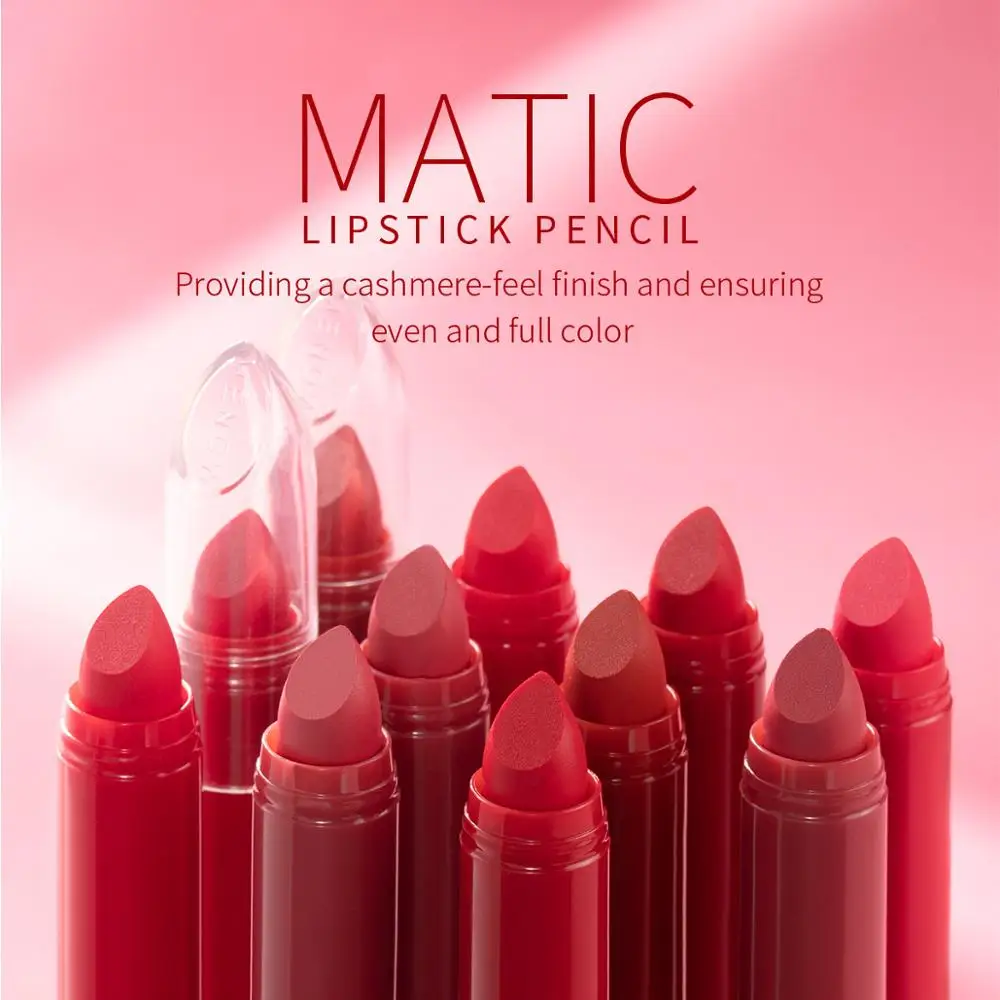 1 шт. 6 видов цветов губная помада роскошная сексуальная бархатная матовая