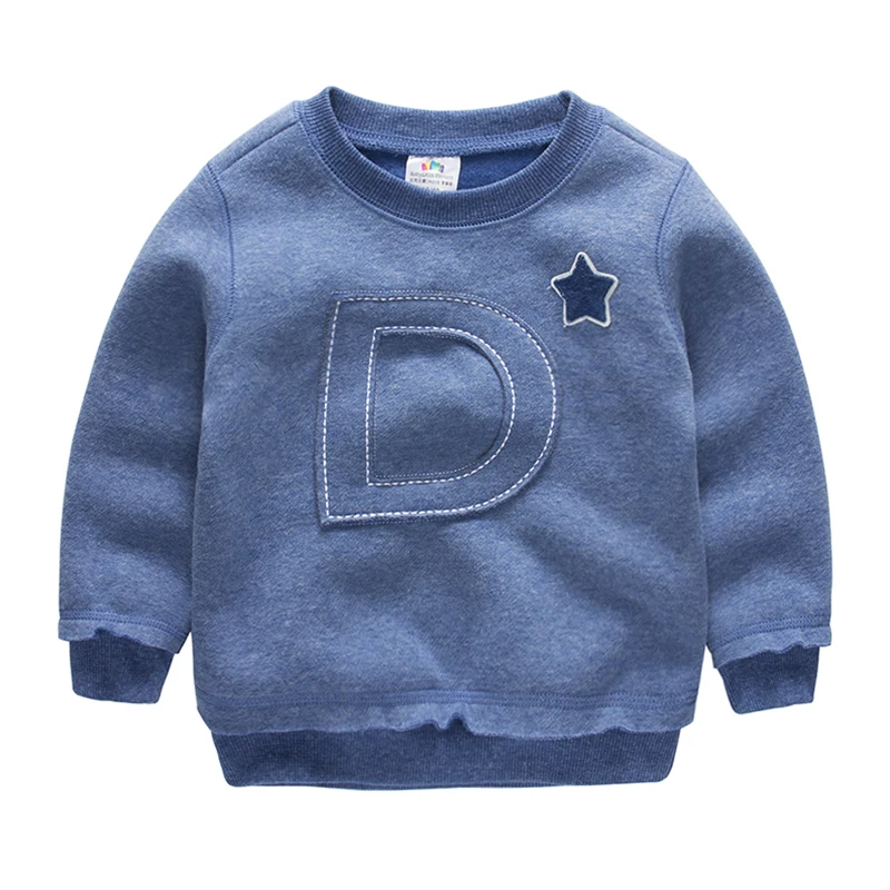 

Boys Sweatshirt Casual Letter Long Sleeve Hoodies for Boys Kids Clothing Autumn Cotton Toddler Baby Pullover 2 3 4 5 6 7 8 Years