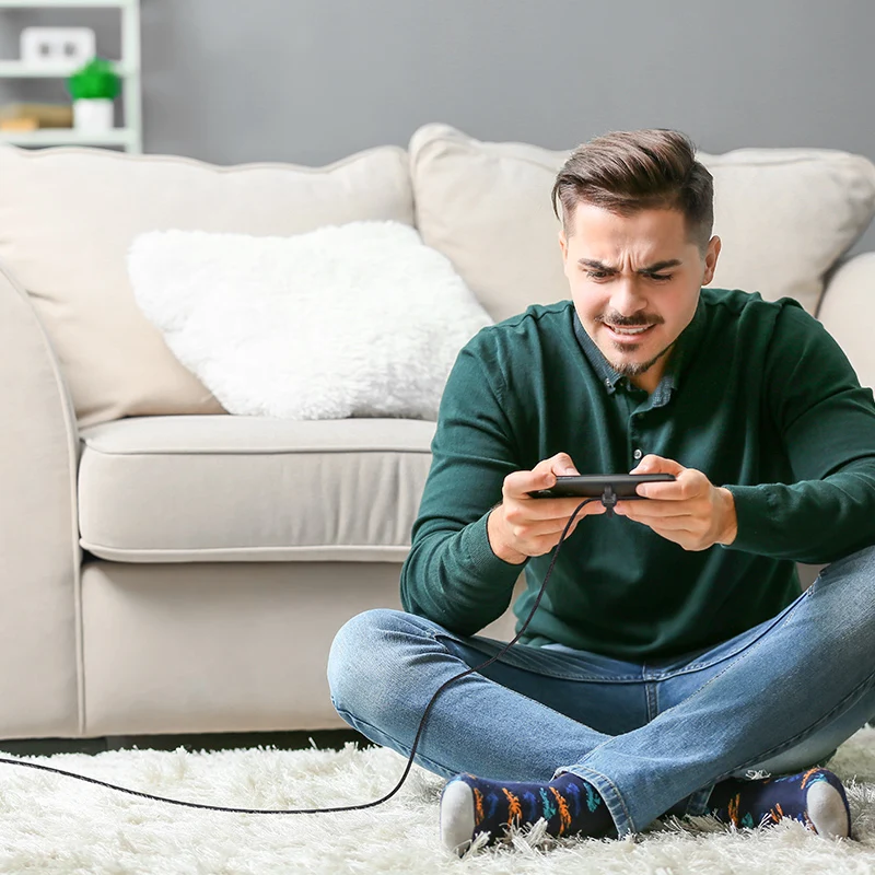 Kuulaa кабель с разъемом USB Type C 180 градусов для быстродействующего зарядного