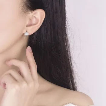

Forest Leaves Leaf Earrings Earrings Personality Students Korean Simple Ginkgo Leaf Ear Hook Sweet Beauty QXSE177