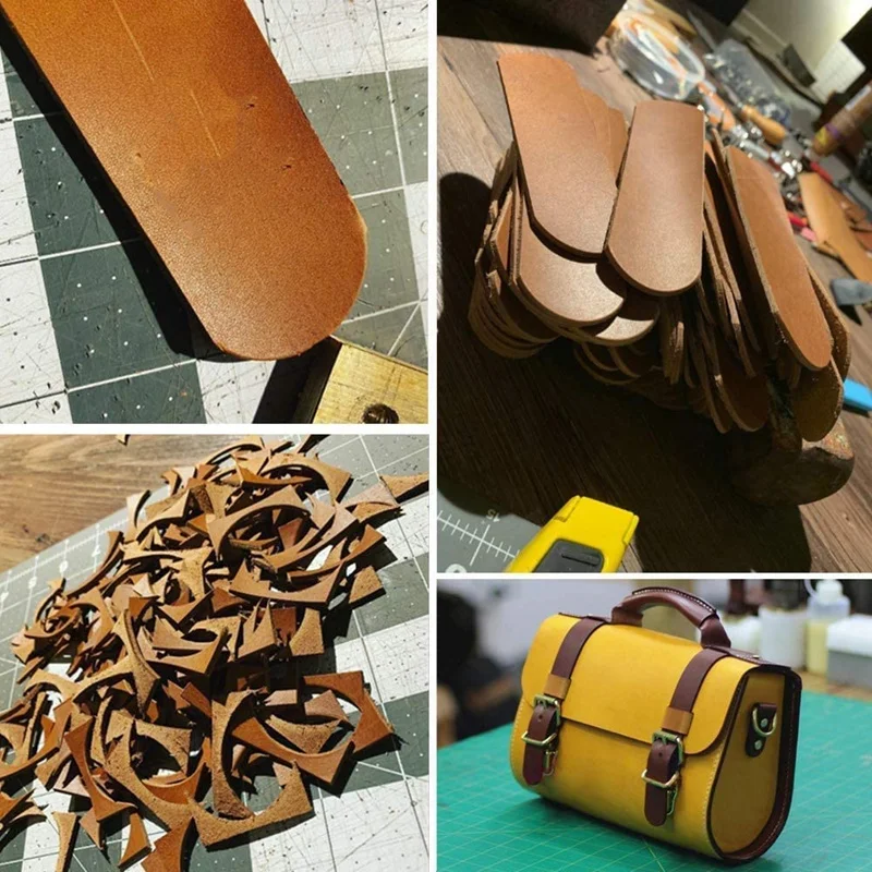 

9PCS Semicircle Punch Shallow Semicircle Punch C-Type Punch Belt Tail-Cutting Punch DIY Leather Tool 5-45mm