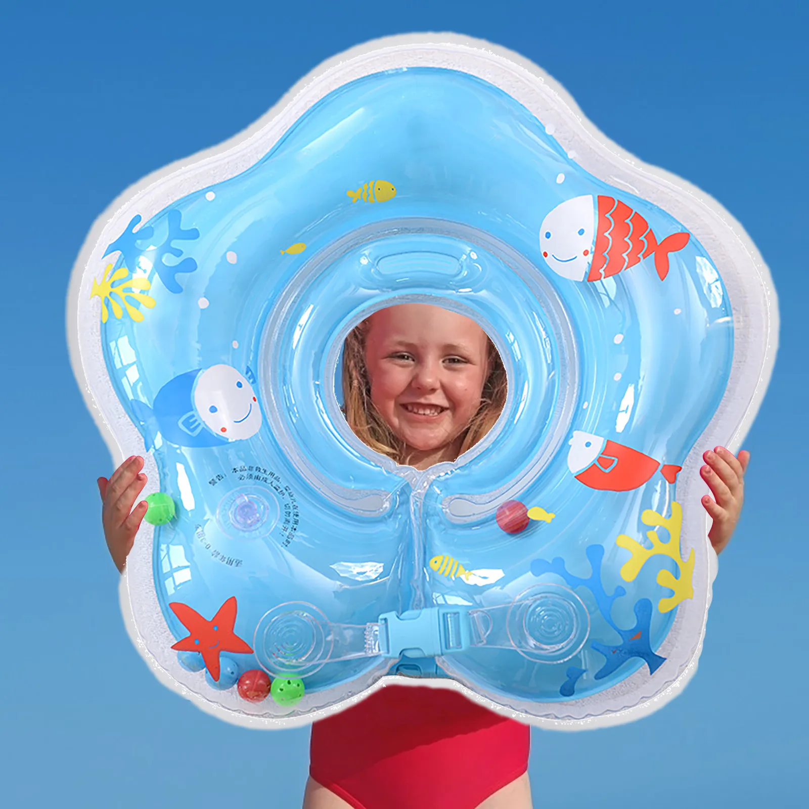 

Summer Kids Inflatable Swimming Pool Summer Give Away Inflator Pool Floats with Baby Swimming Ring Dolphin for Baby #11