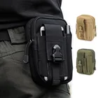 Для мужчин полотняная поясная сумка для телефона мешки для ног в стиле милитари на молнии Водонепроницаемый телефона поясная сумка 5,7 дюймов мобильного телефона сумка на пояс, сумка-мешок