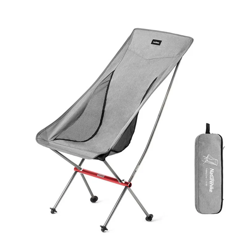 저렴한 NH18Y060-Z 야외 휴대용 접이식 알루미늄 합금 접는 달 의자 캠핑 낚시 바베큐 비치 의자