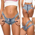 2020 Сексуальные трусы с низкой талией, рваные джинсовые шорты мини-шорты, очень короткие женские Пуш-ап пляжные горячие сексуальные рваные короткие джинсы для женщин летние джинсовые шорты Клубная одежда
